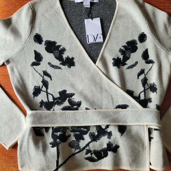 DVF Wrap Sweater - Picture 6 of 13